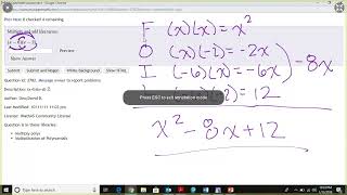 Polynomials Section 1 4 [upl. by Trilbi]