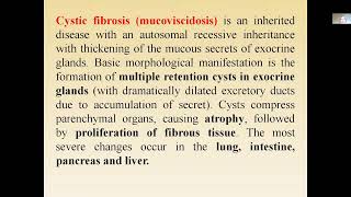 Parenchymal dystrophies [upl. by Maxantia]