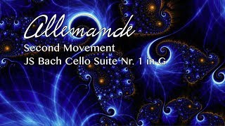 Bach on Bass  Cello Suite in G  Allemande Second of Seven Movements [upl. by Oeak87]