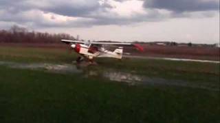 Kitfox Aircraft Water and Mud Bush Wheels STOL taildragger [upl. by Bridgette]