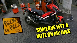 SOMEONE LEFT A NOTE ON MY BIKE  Random Encounters [upl. by Antebi]