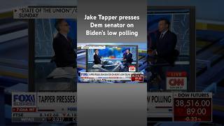 CNN host presses Dem senator on Biden being ‘a drag on the ticket’ shorts [upl. by Kemppe148]