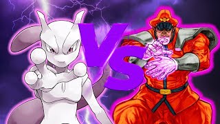 Mewtwo vs M Bison  Sprite Animation  feat revenantANIMS [upl. by Aridnere914]