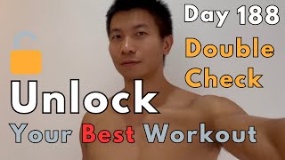 Unlock Your Best Workout by DoubleCheckingworkout daily day 188 workout [upl. by Colan]