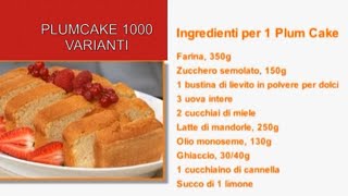 TUTORIAL PLUMCAKE 1000 VARIANTI by Fabio Campoli [upl. by Vachell502]