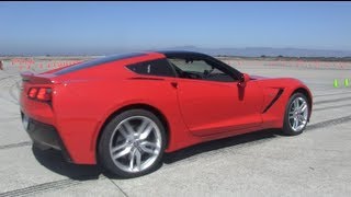 Testing the 2014 Chevy Corvette Stingray Z51 060 MPH til they take the keys away [upl. by Saiff]