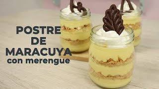 POSTRE DE MARACUYA Y LECHE CONDENSADA PARA VENDER [upl. by Hsan]