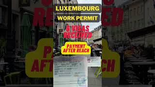 Luxembourg jobs  Luxembourg work permit visa  salary in Luxembourg  jobs in Luxembourg [upl. by Crista240]