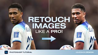 Retouch Sports Images Like a Pro  A Photoshop Tutorial [upl. by Anwahsat730]