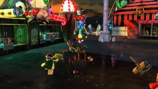 LEGO Batman 2 DC Super Heroes 100 Guide  Tower Defiance All Minikits Citizen in Peril [upl. by Tonye]