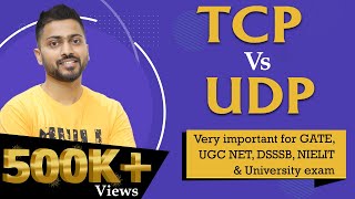 Lec72 TCP vs UDP differences in hindi [upl. by Enomed]