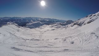 Piste Vorab Sattel  Lavadinas 35 Alp Ruschein  Flims LAAX Falera [upl. by Haletta586]