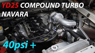 YD25 Navara Compound Turbo Upgrade [upl. by Clarabelle]