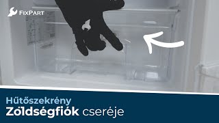 Hogyan cserélje ki a hűtőszekrény zöldségtartó fiókját  FixPart [upl. by Nitsew908]