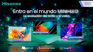 ENTRA AL MUNDO MINILED HISENSE  NUEVAS SERIES 2023 [upl. by Atnuahs]