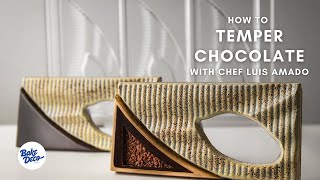 How To Chocolate Basics Masterclass with Chef Luis Amado [upl. by Siraval]