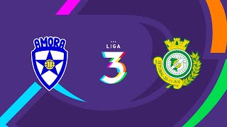 Liga 3 22ª jorn Série B Amora FC 2  0 Vitória FC [upl. by Josepha965]