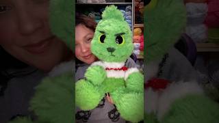 Crocheting a Grinch with fuzzy yarn crochet [upl. by Corney774]