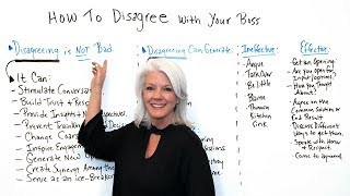 How to Disagree with Your Boss  Project Management Training [upl. by Petersen393]