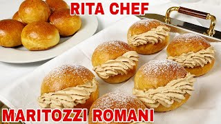 MARITOZZI ROMANI⭐RITA CHEF  Golosi e irresistibili [upl. by Oinolopa]