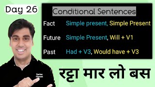 Day 26  Conditional Sentences Live English Speaking Practice [upl. by Noseyt]