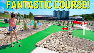 We Found an Awesome Custom Designed Mini Golf Course [upl. by Gnirps]