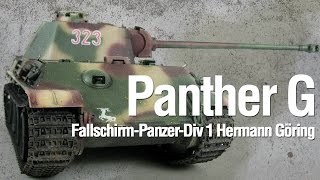 Panther Ausf G Hermann Göring Division  Painting and Weathering [upl. by Esnahc]