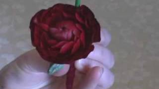 How To Make a Ranunculus Wedding Buttonhole [upl. by Reffinej]