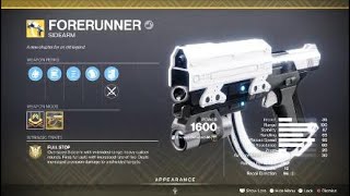 Forerunner Exotic Weapon amp Catalyst full quest guide – Destiny 2 [upl. by Merete8]