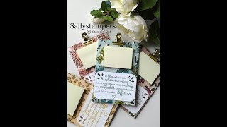 Mini Clip Boards With Post It Notes [upl. by Lleraj267]