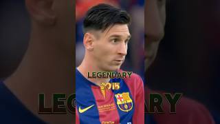 Good vs Great vs Legendary Versions Of Messi shorts football youtubeshorts ronaldo messi fyp [upl. by Tommi58]