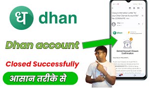 dhan app closs account  dhan demat account kaise band kare  how to delete dhan app demat account [upl. by Tartaglia527]