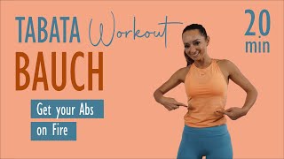 TABATA WORKOUT BAUCH  Get Your Abs on Fire  no Equipment  Katja Seifried [upl. by Louise]