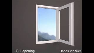 PVC GEALAN inward opening windows  PVC vedlikeholdsfrie vinduer åpning innover [upl. by Mitch]