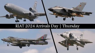 RIAT 2024 Arrivals Day  Thursday [upl. by Yelreveb]