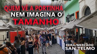 FEIRA DE SAN TELMO  MERCADO SAN TELMO  BUENOS AIRES [upl. by Colwen746]