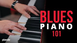 Blues Piano 101 Beginner Piano Lesson [upl. by Thomasine]