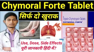 Chymoral forte tablet uses in hindi  trypsin chymotrypsin tablet uses in hindi  chymoral forte [upl. by Lrem]