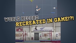 Pro Gymnast recreating Ashley Watsons world record [upl. by Nosoj]