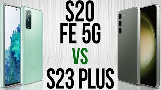 S20 FE 5G vs S23 Plus Comparativo amp Preços [upl. by Lazes]