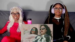 TWO BADDIES REACT to LISA  NEW WOMAN feat Rosalía Official Music Video [upl. by Yadsendew]