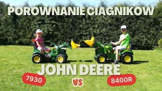 Porównanie ciągników John Deere 7930 vs 8400R [upl. by Hendon]