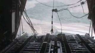 USAF C130 Container Delivery System CDS Airdrop Operations [upl. by Atekahs]