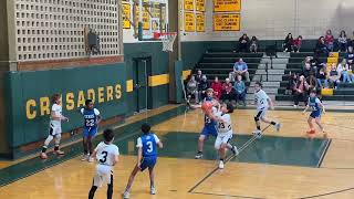 Championship game Greater Waterbury Ct parochial school JV 2252024 Basketball [upl. by Dadelos285]