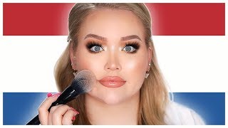 SPEAKING DUTCH ONLY Makeup Tutorial  NikkieTutorials [upl. by Namwob]