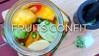 Mauritian Style Fruit Pickles  Fruits Confit 🇲🇺 [upl. by Attolrac]