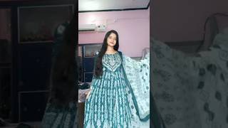 Ready to wear anarkali suit with Pant amp Dupatta 💙😍trending viralyoutubeshorts fashion [upl. by Airottiv244]