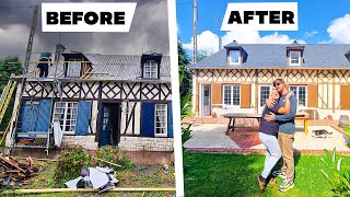 TIMELAPSE RENOVATION  A COUPLE RENOVATE A FRENCH HOUSE IN 30 MINUTES [upl. by Loralie]