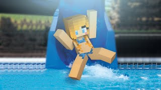 Minecraft  WHOS YOUR DADDY  BABY GOES DOWN WATERSLIDE [upl. by Witherspoon867]