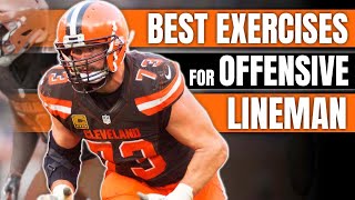 4 Best Football Strength Exercises For Offensive Lineman [upl. by Sirromed103]